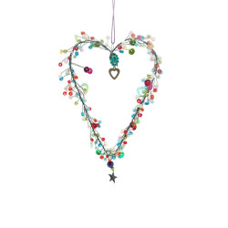 Dekoration FUNKEL Herz Charme Herz