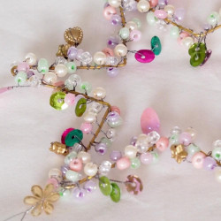 Dekoration FUNKEL kleiner Stern pastell