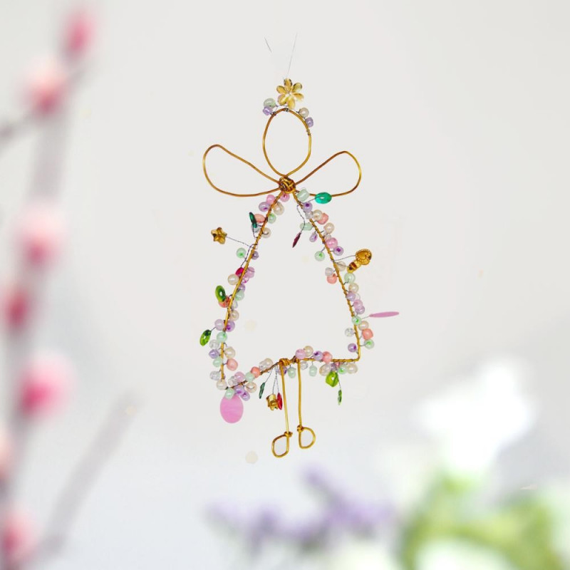 Dekoration FUNKEL Engel pastell