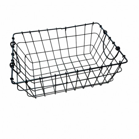 Körbchen aus Metall schwarz