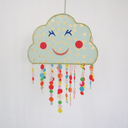 Lampenschirm Set 3 Goldy Cloud