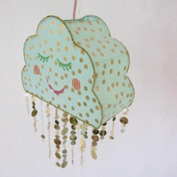 Lampenschirm Set 3 Goldy Cloud