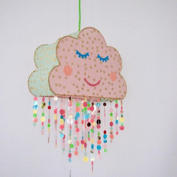 Lampenschirm Set 3 Goldy Cloud