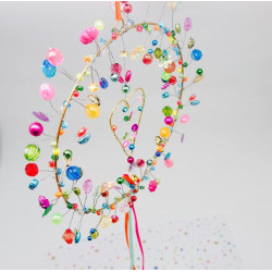 Dekoration FUNKEL Herz in Kranz