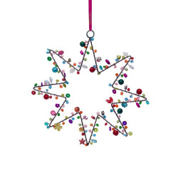 Dekoration FUNKEL Stern 8 leg M