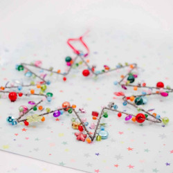 Dekoration FUNKEL Stern 8 leg M