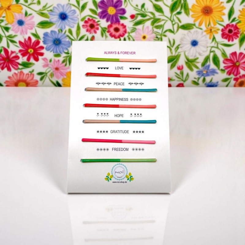 Haarclip Emaille Set7