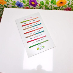 Haarclip Emaille Set7