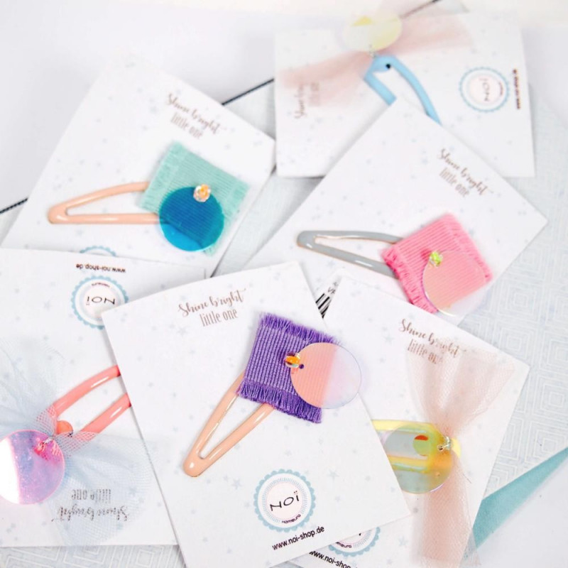 Haarclip Paillette Bow