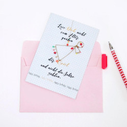 Karte+ Umschlag Alter