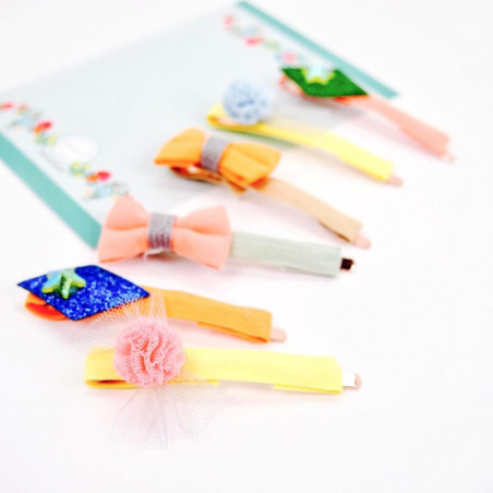 Haarclip Glitterband