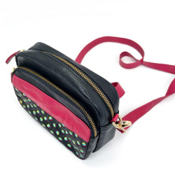 Tasche/Gürteltasche Doubledot black