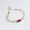 Armband Aida flower plum- SALE
