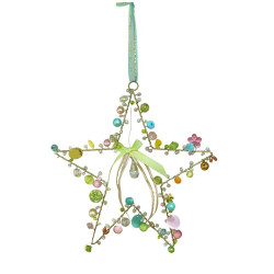 Dekoration FUNKEL Stern 17 Pastel