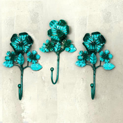 Wandhaken Metallic Sparkle turquoise sale