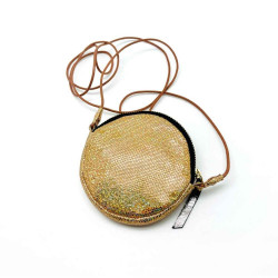 Täschchen Smile gold L