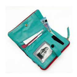 Portemonnaie Florentine sm folded navy