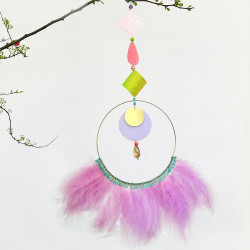 Dekoration Feather viola