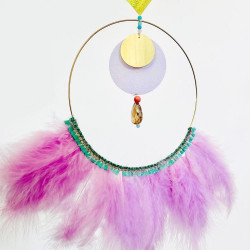 Dekoration Feather viola