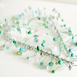 Dekoration FUNKEL Herz mint