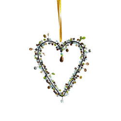 Dekoration FUNKEL Herz dk multi
