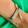 Armband HOT stay safe turquoise