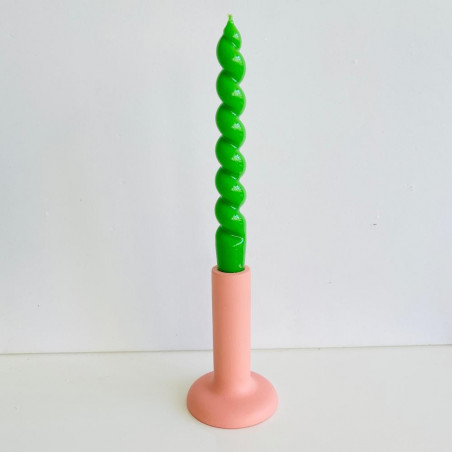 Kerzenhalter concrete tube apricot