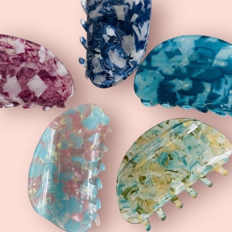 Haarclip/Haarklammer melange mix