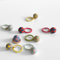 Haargummi Ball BW  Check Kids