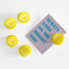 Haarclip/ Haarklammer Smiley Mini Yellow