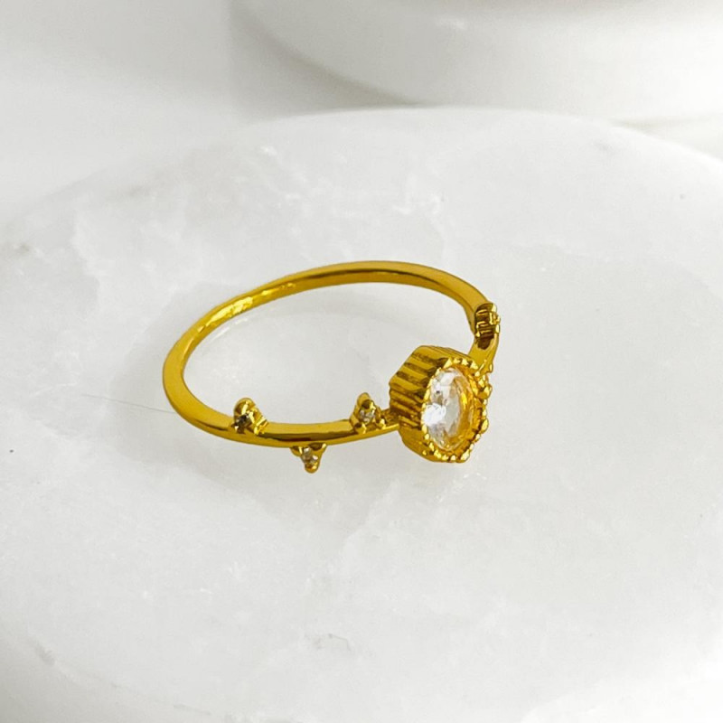 Ring silber white sweet