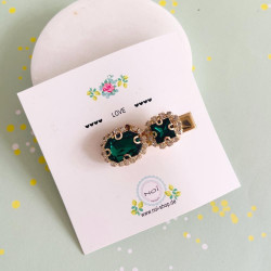 Haarclip Pompadour Glasstone 2 Stone