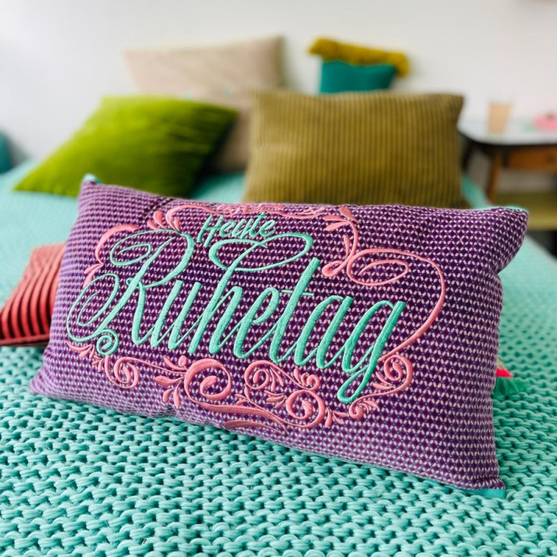 Kissenhülle Ruhetag 4060 Purple