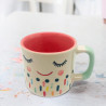 Tasse L smiling Face dots apricot