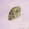 Schlüsseltäschchen Cashmouse Leder gold