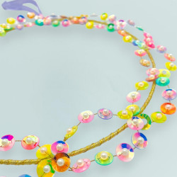 Dekoration FUNKEL Flower Circle multi sparkle