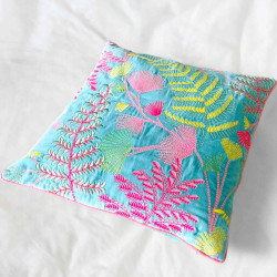 Kissenhülle Ferns 5050 aqua