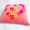 Kissenhülle Flowerheart Samt 5050