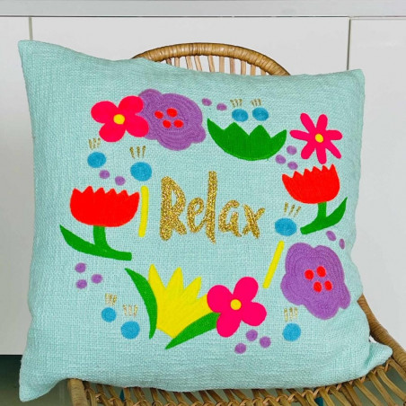 Kissenhülle Relax slub 5050