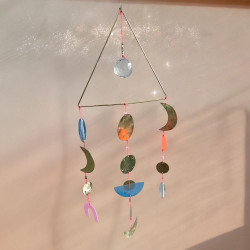 Dekoration mobile triangle crystal