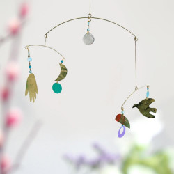 Dekoration mobile hand crystal