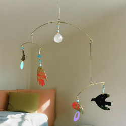 Dekoration mobile hand crystal