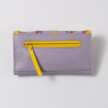 Portemonnaie Leder ind Millefleur viola