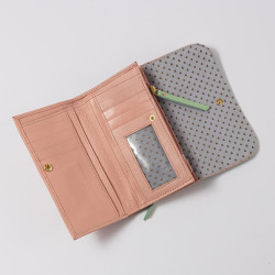 Portemonnaie Leder ind Millefleur apricot