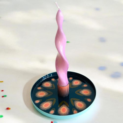 Kerzenhalter Print Geoflower