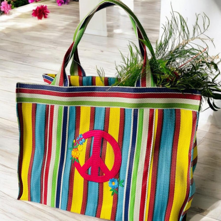 Shopper XL recycled plastic Peace