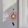 Dekoration Funkel pink Circle Ornament