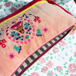 Kosmetiktasche Yoga Flowercircle