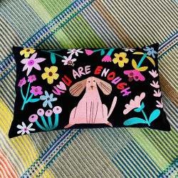 Kissenhülle Samt Enough 3050