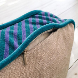 Kissenhülle Box Velvet Leo orange 40405